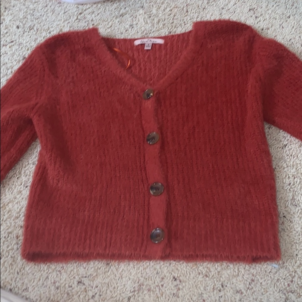 Fuzzy cardigan